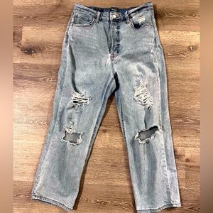 Retro high rise jeans